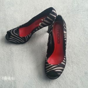 🌟Moda Spana Zebra Heels